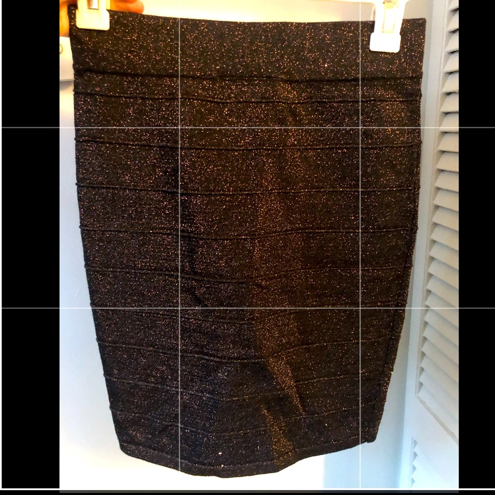 Black sparkle skirt